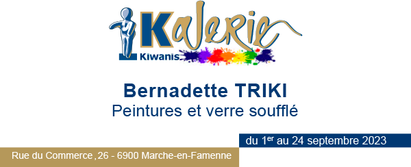 kalerie.be Invitation Kalerie Bernadette Triki