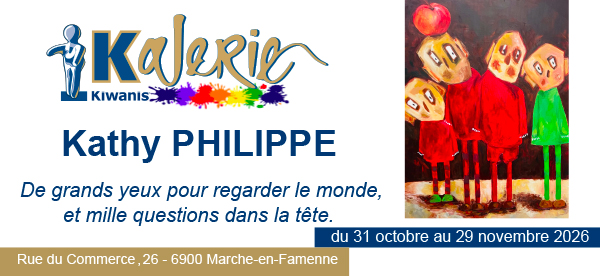 kalerie.be Invitation Kathy Philippe 2026